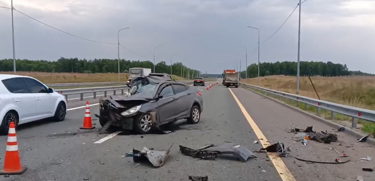 ДТП с двумя пострадавшими случилось на М-12 в Нижегородской области - фото 1