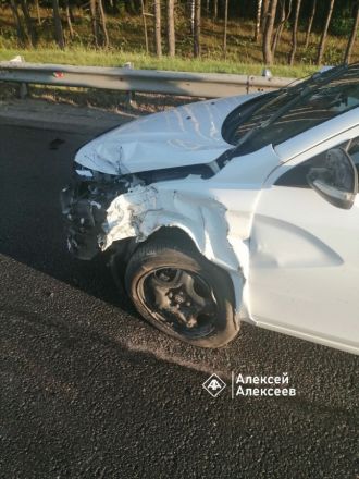ДТП с участием двух машин случилось на Московском шоссе в Дзержинске - фото 3