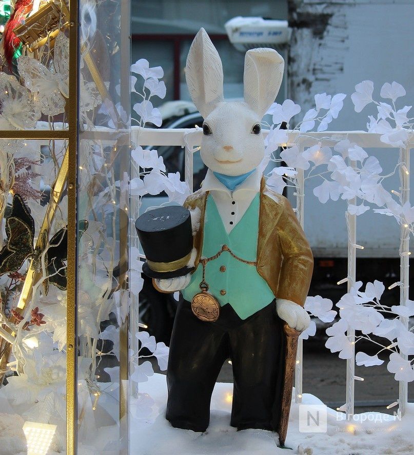 Новогодняя фотозона с кроликами появилась в Нижнем Новгороде