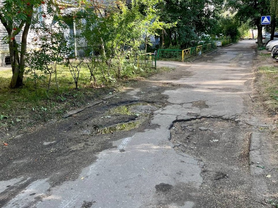 Участок дороги на улице Чаадаева отремонтируют по просьбе нижегородцев - фото 1