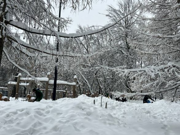 Утонули в сугробах: фоторепортаж с улиц Нижнего Новгорода после снежного апокалипсиса - фото 23