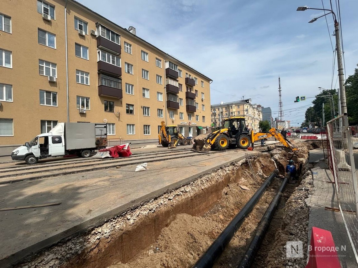 Ход масштабного ремонта трамвайных путей проверили в Нижнем Новгороде - фото 2