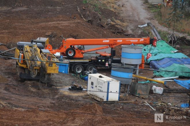 Опубликованы фото со стройки террасного парка в Нижнем Новгороде - фото 6
