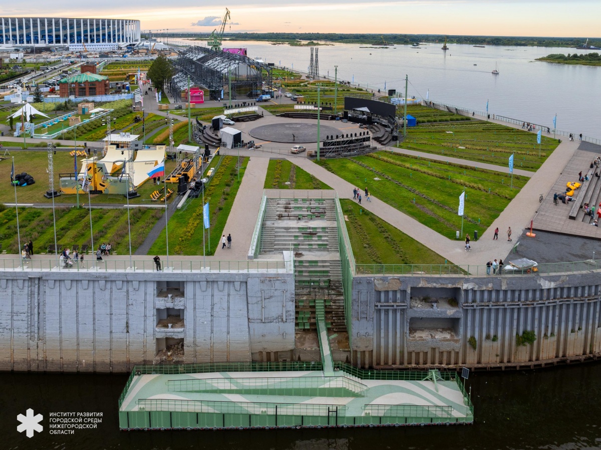 Новый речной причал появился на Стрелке в Нижнем Новгороде - фото 1
