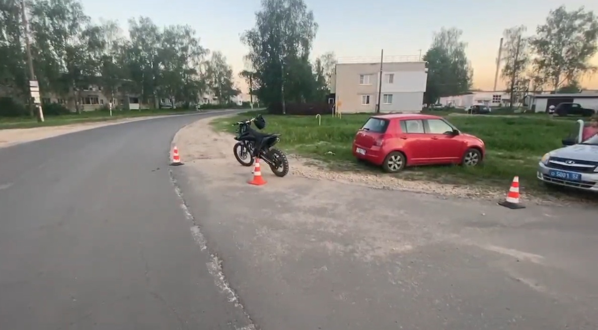 19-летнего мотоциклиста сбили на перекрестке в Нижегородской области - фото 1