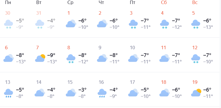 Нижегородцам рассказали, какую погоду ждать в новогодние праздники - фото 2