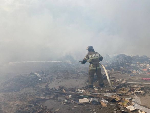 Крупный пожар случился на мусороперерабатывающем заводе под Богородском - фото 2