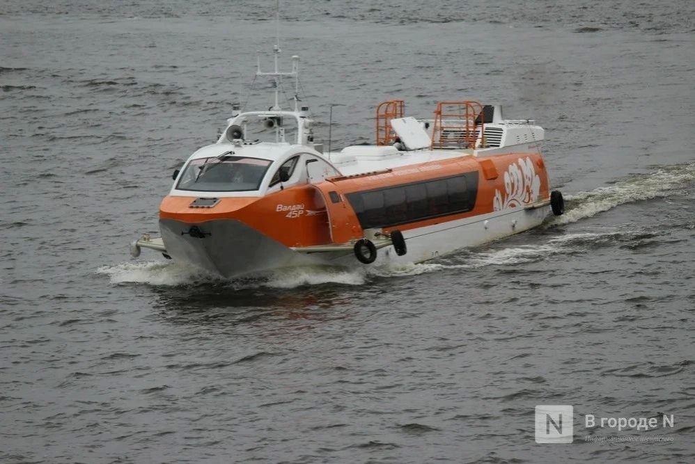 Пятое судно на подводных крыльях «Валдай» спустили на воду в Нижегородской области