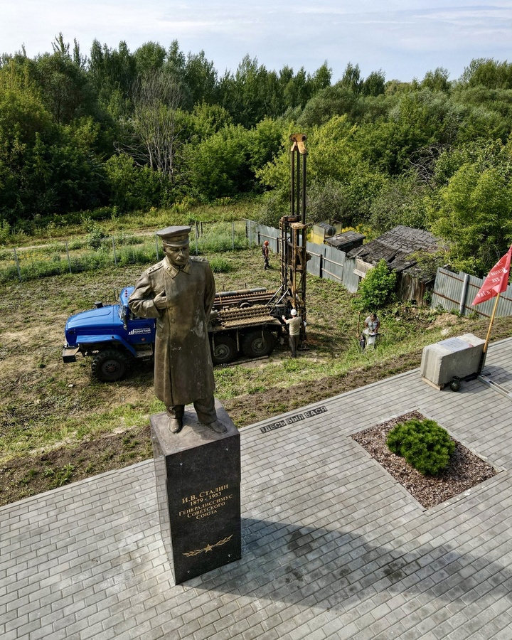 Геодезические изыскания начались на месте будущего Сталин-центра на Бору - фото 1