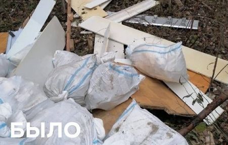 Территорию у экотропы в Бурнаковской низине завалили мусором - фото 1