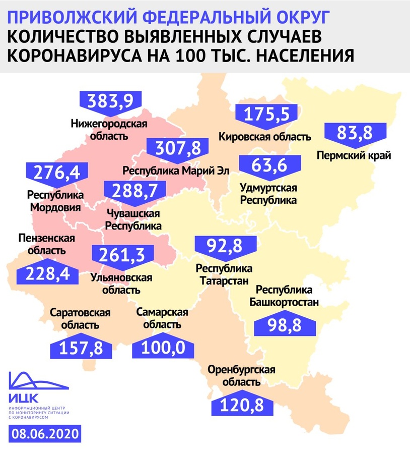 По количеству умерших от коронавируса Нижегородская область занимает первое место в ПФО - фото 2