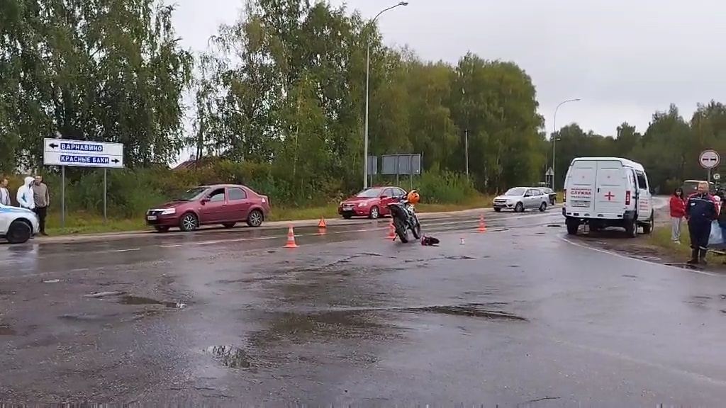 Мотоциклист травмировался на сколькой дороге в Краснобаковском районе - фото 1
