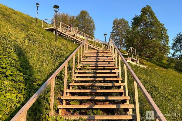 Лестницу у набережной Федоровского хотят отремонтировать в Нижнем Новгороде