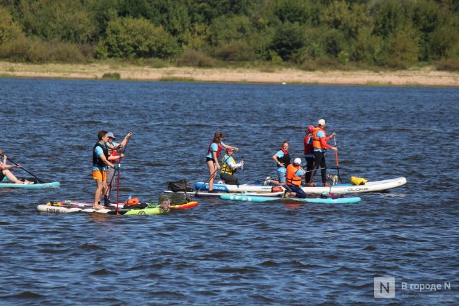 75 яхт и более 500 сапов вышли на Волгу в Нижнем Новгороде в День города - фото 14