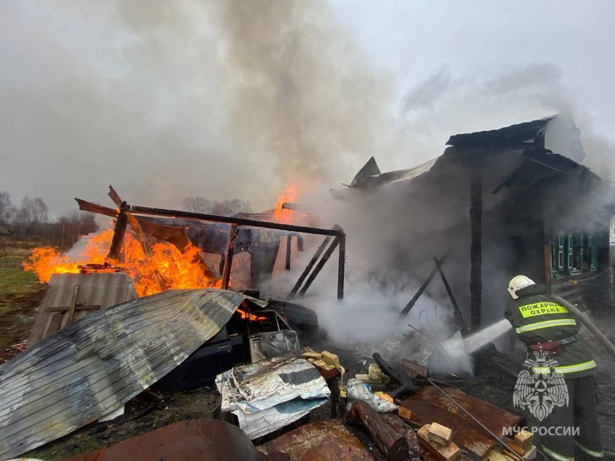 Частный жилой дом сгорел дотла в деревне в Нижегородской области - фото 2