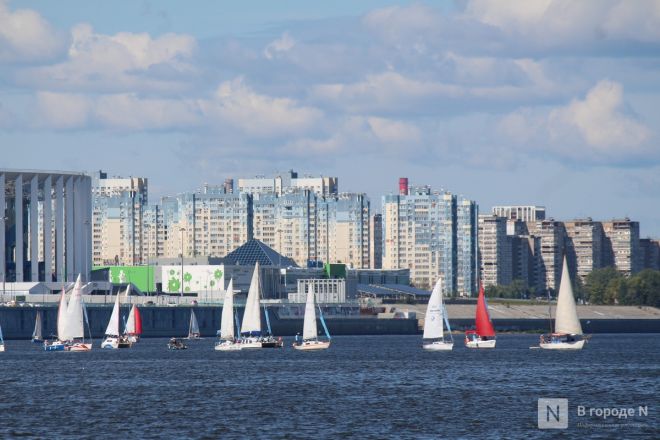 75 яхт и более 500 сапов вышли на Волгу в Нижнем Новгороде в День города - фото 79