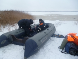 Трое мужчин &laquo;проверили на прочность&raquo; лед на реке в Дивеевском районе - фото 1