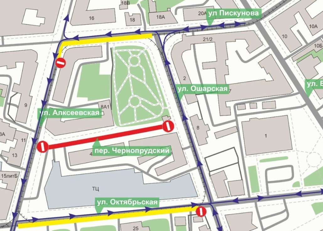 Движение в центре Нижнего Новгорода ограничили из-за ремонта трамвайных путей - фото 1