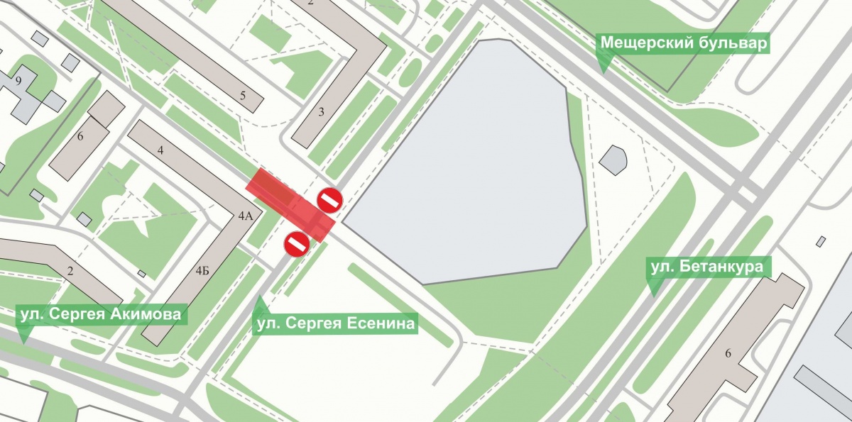 Улицу Есенина в Нижнем Новгороде закроют для транспорта на 10 дней - фото 1
